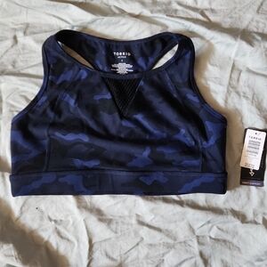 Torrid Blue Camo Sports Bra
